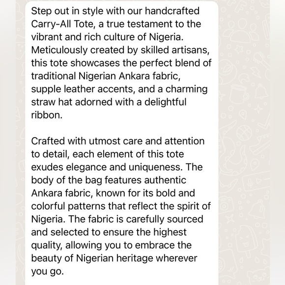 💕Kweenzyafrik  Ankara printed handmade Keimie Carry all Tote hat set - Picture 7 of 17